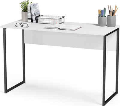 Письменный стол Soma СПМ-5 Metal 110x50 (белый/черный)