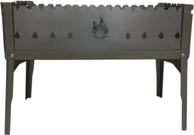 Мангал Grand Metall Invest Дипломат 2мм 50см (нержавеющая сталь )