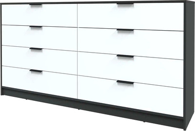 Комод Интерлиния Концепт КТ-К197 (белый платинум/антрацит)