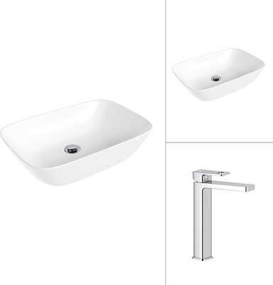 Умывальник со смесителем Lauter 21454 + Cascade 21СК0655C