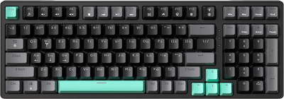 Клавиатура JEGG ZA99 (черный/серый/зеленый/желтый)
