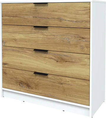 Комод Интерлиния Концепт КТ-К100 (дуб нокс/белый платинум)