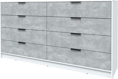 Комод Интерлиния Концепт КТ-К197 (бетон/белый платинум)