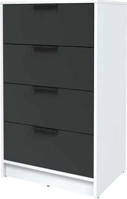 Комод Интерлиния Концепт КТ-К60 (антрацит/белый платинум)
