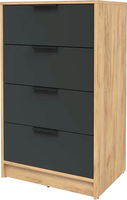 Комод Интерлиния Концепт КТ-К60 (антрацит/дуб золотой)