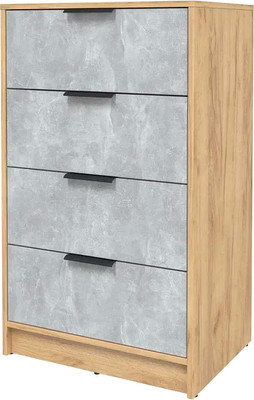 Комод Интерлиния Концепт КТ-К60 (бетон/дуб золотой)