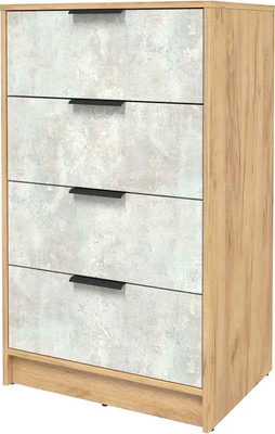 Комод Интерлиния Концепт КТ-К60 (бетон лайт/дуб золотой)