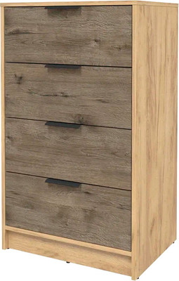 Комод Интерлиния Концепт КТ-К60 (дуб веллингтон/дуб золотой)