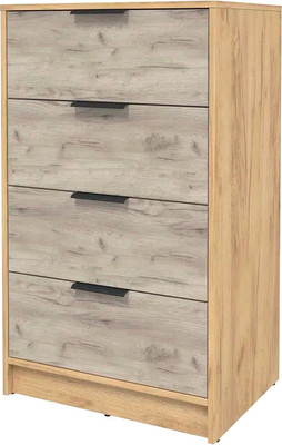 Комод Интерлиния Концепт КТ-К60 (дуб серый/дуб золотой)