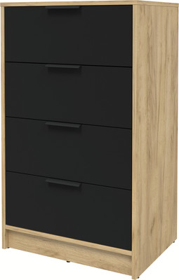 Комод Интерлиния Концепт КТ-К60 (черный/дуб золотой)