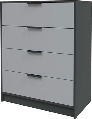 Комод Интерлиния Концепт КТ-К80 (серебро/антрацит)