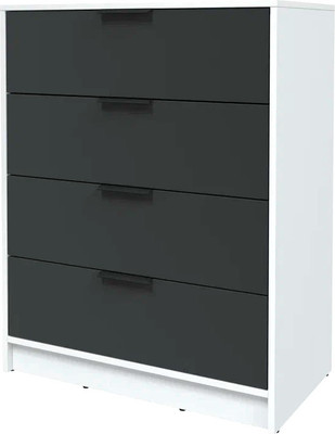 Комод Интерлиния Концепт КТ-К80 (антрацит/белый платинум)