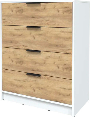 Комод Интерлиния Концепт КТ-К80 (дуб золотой/белый платинум)