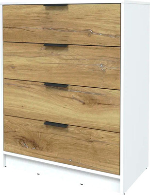 Комод Интерлиния Концепт КТ-К80 (дуб нокс/белый платинум)