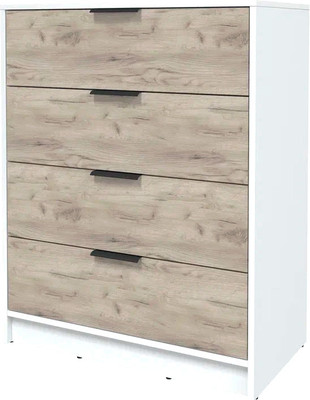 Комод Интерлиния Концепт КТ-К80 (дуб серый/белый платинум)