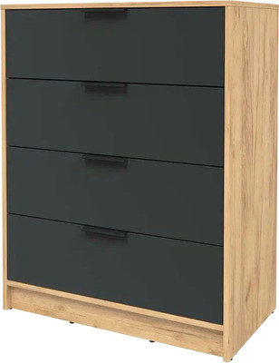 Комод Интерлиния Концепт КТ-К80 (антрацит/дуб золотой)