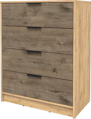 Комод Интерлиния Концепт КТ-К80 (дуб веллингтон/дуб золотой)