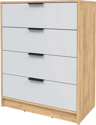 Комод Интерлиния Концепт КТ-К80 (серый/дуб золотой)