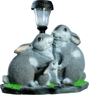 Садовая фигура-светильник Хорошие сувениры Зайцы у фонаря / 3622930