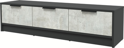 Тумба Интерлиния ТВ Концепт КТ-ТВ3-35 (бетон лайт/антрацит)