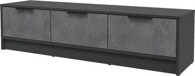 Тумба Интерлиния ТВ Концепт КТ-ТВ3-35 (бетон портленд/антрацит)