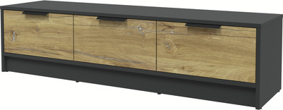 Тумба Интерлиния ТВ Концепт КТ-ТВ3-35 (дуб нокс/антрацит)