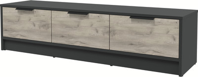 Тумба Интерлиния ТВ Концепт КТ-ТВ3-35 (дуб серый/антрацит)