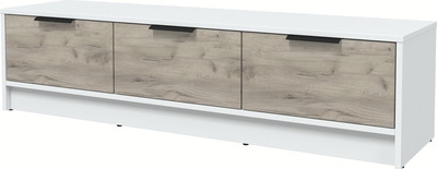 Тумба Интерлиния ТВ Концепт КТ-ТВ3-35 (дуб серый/белый платинум)