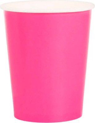 Набор бумажных стаканов Паксервис 250мл / 388746 (1000шт, розовый)