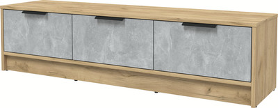 Тумба Интерлиния ТВ Концепт КТ-ТВ3-35 (бетон/дуб золотой)