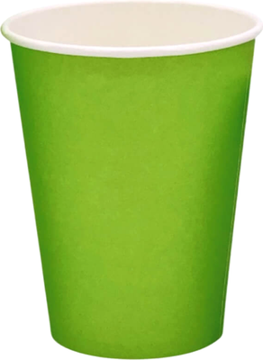 Набор бумажных стаканов Паксервис 350мл / 188789 (50шт, зеленый)