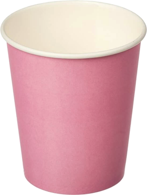 Набор бумажных стаканов Паксервис 350мл / 388787 (1000шт, розовый)