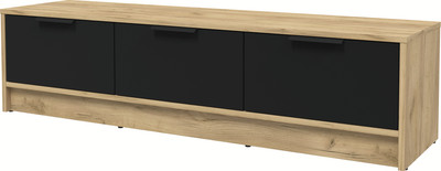 Тумба Интерлиния ТВ Концепт КТ-ТВ3-35 (черный/дуб золотой)