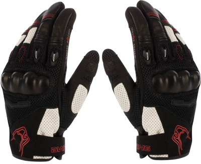 Мотоперчатки BERING Planet BGE581-T8 (T8, черный/белый/красный)