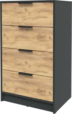 Комод Интерлиния Концепт КТ-К60 (дуб золотой/антрацит)