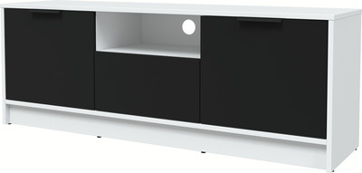 Тумба Интерлиния ТВ Концепт КТ-ТВ3-50 (черный/белый платинум)