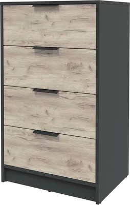 Комод Интерлиния Концепт КТ-К60 (дуб серый/антрацит)