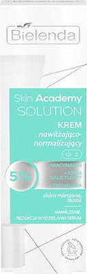 Крем для лица Bielenda Skin Academy Solution Увлажняющий и нормализующий (50мл)