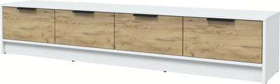 Тумба Интерлиния ТВ Концепт КТ-ТВ4-35 (дуб золотой/белый платинум)