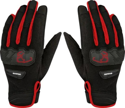 Мотоперчатки BERING York BGE451-T12 (T12, черный/красный)