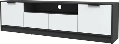 Тумба Интерлиния ТВ Концепт КТ-ТВ4-50 (белый платинум/антрацит)