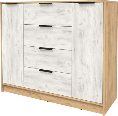 Тумба Интерлиния Концепт КТ-Т120 (дуб белый/дуб золотой)