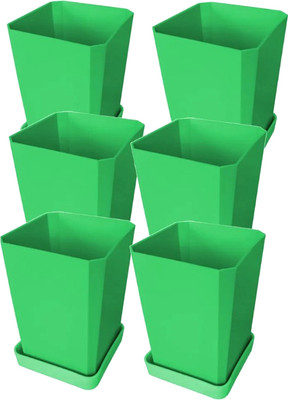 Набор горшков для рассады Чипполино 750мл / 0335 (6шт, зеленый)