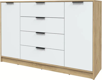 Тумба Interline Концепт КТ-Т160 (белый платинум/дуб золотой)