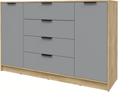 Тумба Интерлиния Концепт КТ-Т160 (серебро/дуб золотой)