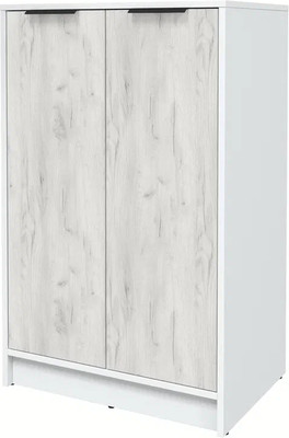 Тумба Interline Концепт КТ-Т64 (дуб белый/белый платинум)