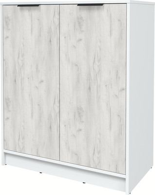 Тумба Interline Концепт КТ-Т84 (дуб белый/белый платинум)