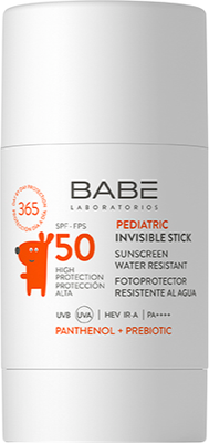 Стик солнцезащитный Laboratorios Babe Детский для лица SPF 50 с пантенолом и пребиотиком (30г)