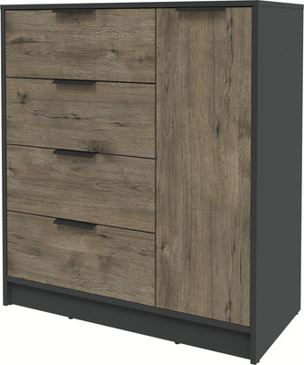 Тумба Интерлиния Концепт КТ-Т90 (дуб веллингтон/антрацит)