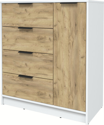 Тумба Интерлиния Концепт КТ-Т90 (дуб золотой/белый платинум)